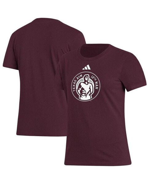 Women's Maroon Texas A&M Aggies 12th Man Fresh T-Shirt