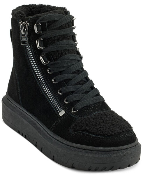 Women's Miri Lace-Up Zipper High-Top Sneakers