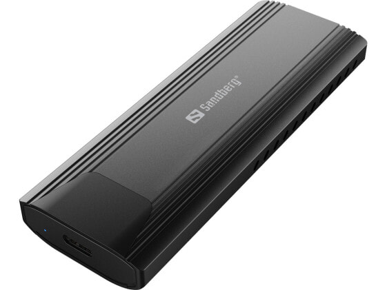 SANDBERG USB 3.2 Case for M.2+NVMe SSD - SSD enclosure - M.2 - M.2 - 10 Gbit/s - USB connectivity - Black
