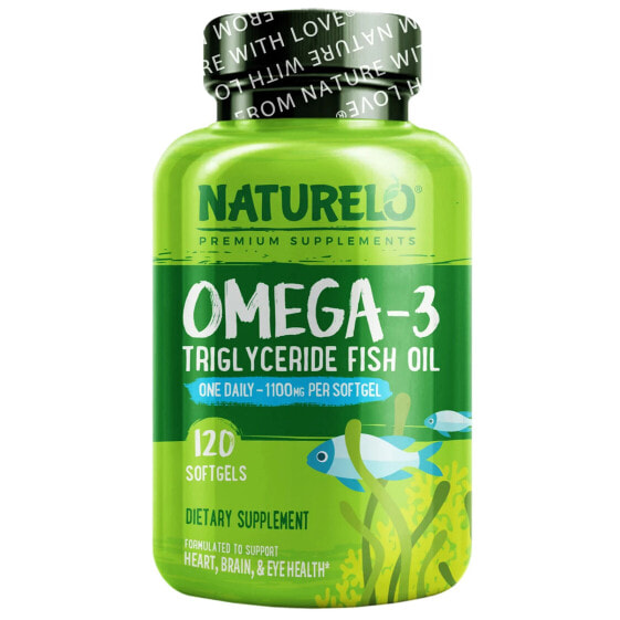 Omega-3 Triglyceride Fish Oil, 1,100 mg, 120 Softgels
