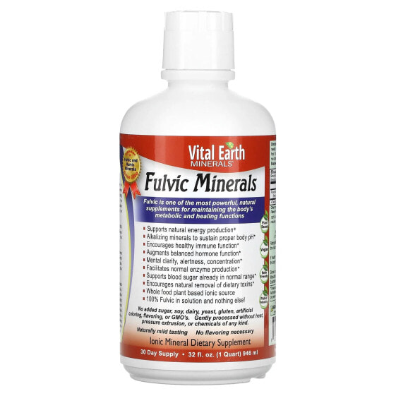 Витаминно-минеральный комплекс Vital Earth Minerals Fulvic Minerals 946 мл