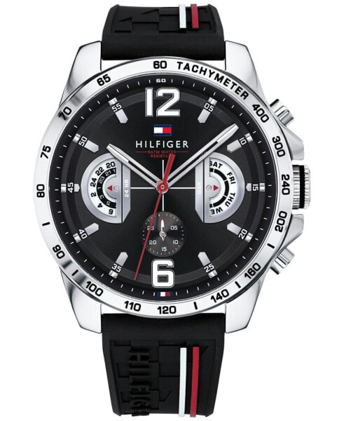 Часы Tommy Hilfiger Black Silicone 46mm