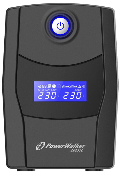 PowerWalker VI 800 STL - Интерактивный - 0.8 кВА - 480 Вт - Синусоида - 162 В - 290 В