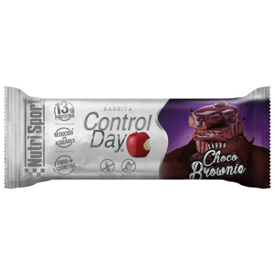 Протеиновый батончик Choco Brownie 44 г Nutrisport Control Day