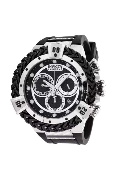 Invicta Men's 33150 Reserve Quartz Chronograph Black Steel Dial Watch