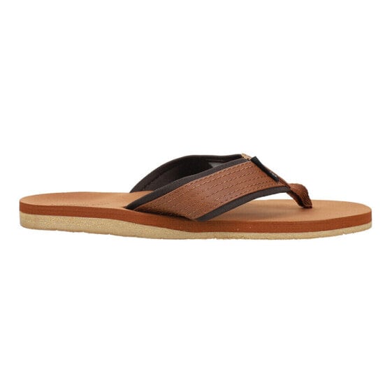 London Fog Tyrone Flip Flops Mens Brown Casual Sandals CL30379M-T