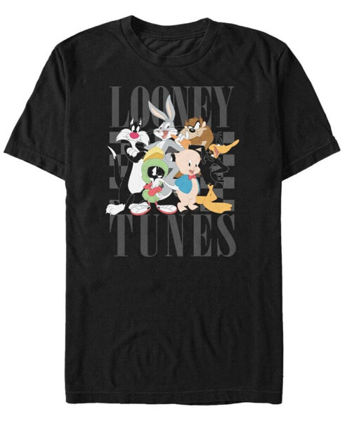 Men's Looney Tunes Nineties Groupshot Short Sleeve T-shirt