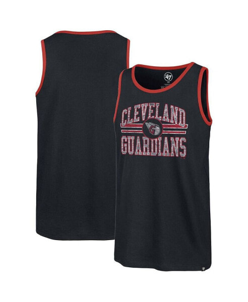 Men's Navy Cleveland Guardians Winger Franklin Tank Top