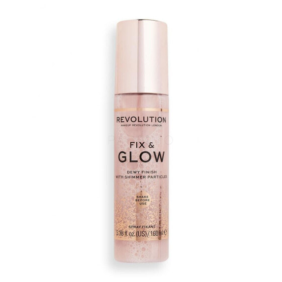 Makeup Revolution London Fix & Glow Dewy Finish 100 ml make-up fixierer für Frauen