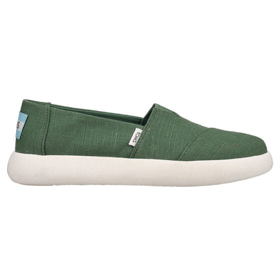 TOMS Alpargata Mallow Platform Womens Green Sneakers Casual Shoes 10018964T