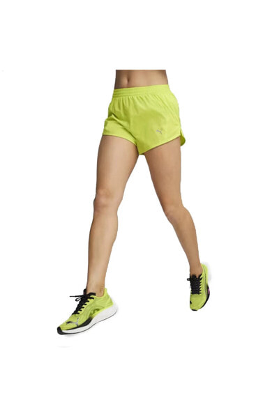 Женские спортивные шорты PUMA Run Fav Velocity 3" зеленые