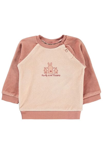 Kız Bebek Sweatshirt 3-18 Ay Pembe