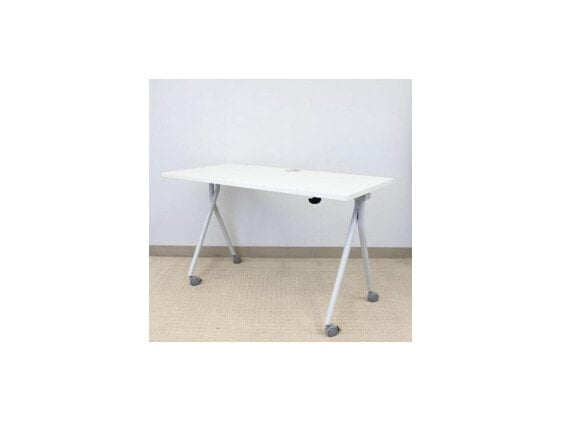 Boss 36 Inch Flip Top Training Table, White