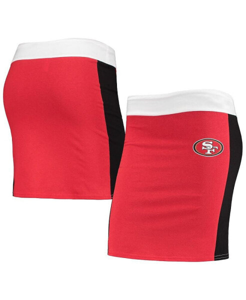Women's Scarlet San Francisco 49ers Short Skirt