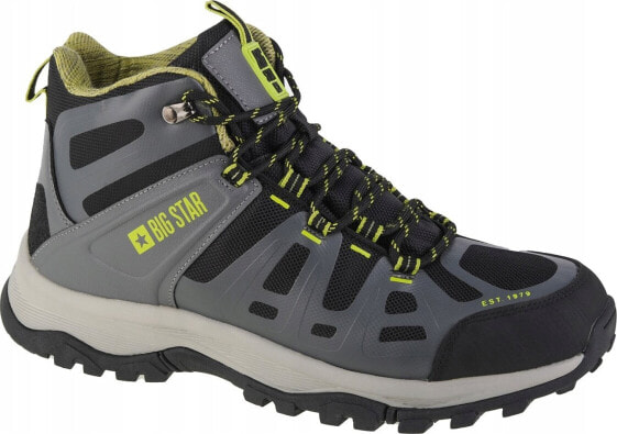 Buty trekkingowe męskie Big Star Big Star Trekking Shoes KK174098 szary 42