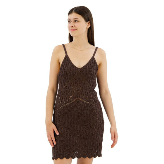 Платье Superdry Crochet Cami без рукавов Dark Oak Brown