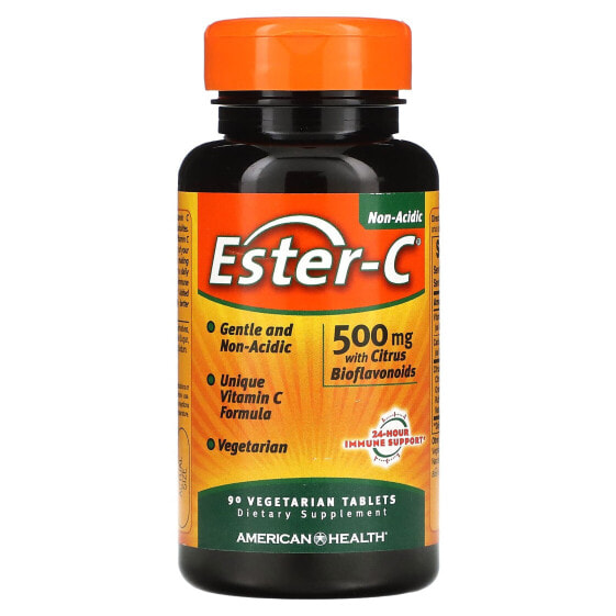 American Health, Ester-C, 500 мг, 90 вегетарианских таблеток