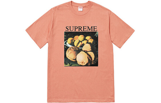 Supreme FW18 Still Life Tee Pink 印花短袖T恤 男女同款 粉色 送礼推荐 / Футболка Supreme FW18 Still Life Tee Pink T SUP-FW18-7120