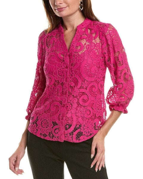 Nanette Nanette Lepore Lace Shirt Women's