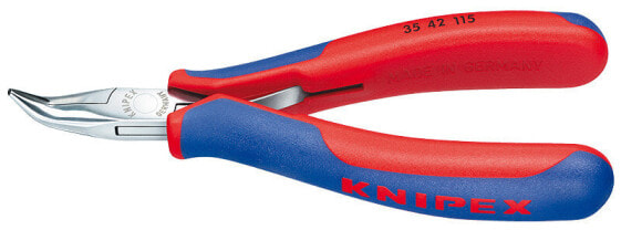 Плоскогубцы Knipex 35 42 115 - игольчатые 1.5 мм - сталь - синий/красный - 11.5 см
