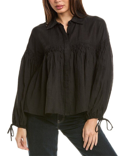 Merlette Azurea Linen Blouse Women's