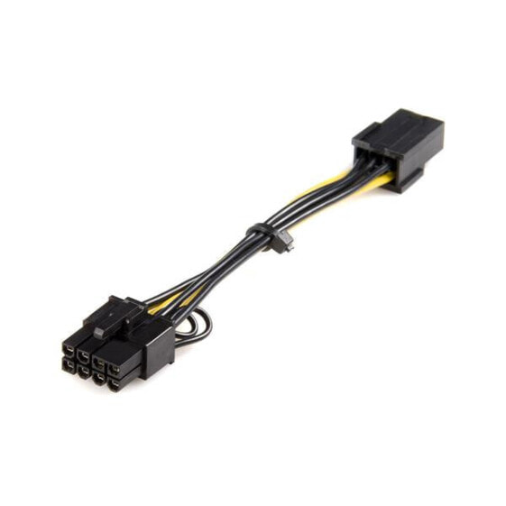 StarTech.com PCI Express 6 pin to 8 pin Power Adapter Cable - 0.155 m - PCI-E (8-pin) - PCI-E (6-pin) - Male - Female - Straight