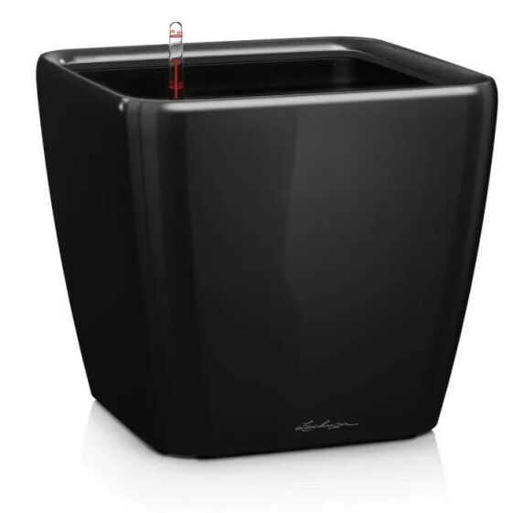 Blumentopf - LEC - Quadro Premium LS 50 - schwarz glnzend - mit Wasserreserve - 50 x 50 x 46,5 cm
