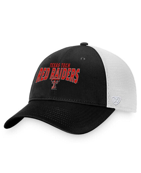 Men's Black Texas Tech Red Raiders Breakout Trucker Adjustable Hat