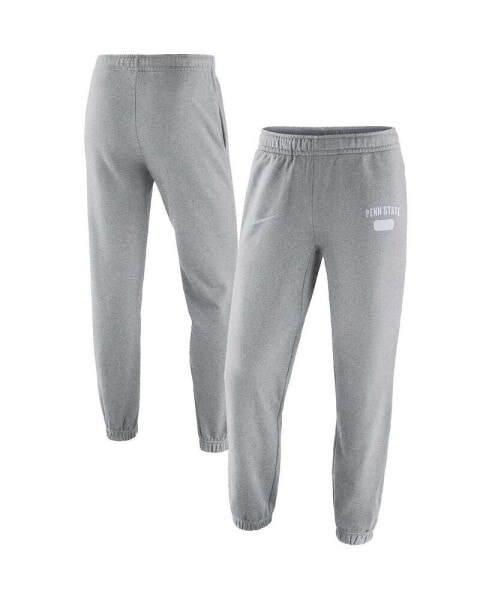 Men's Heathered Gray Penn State Nittany Lions Saturday Fleece Pants