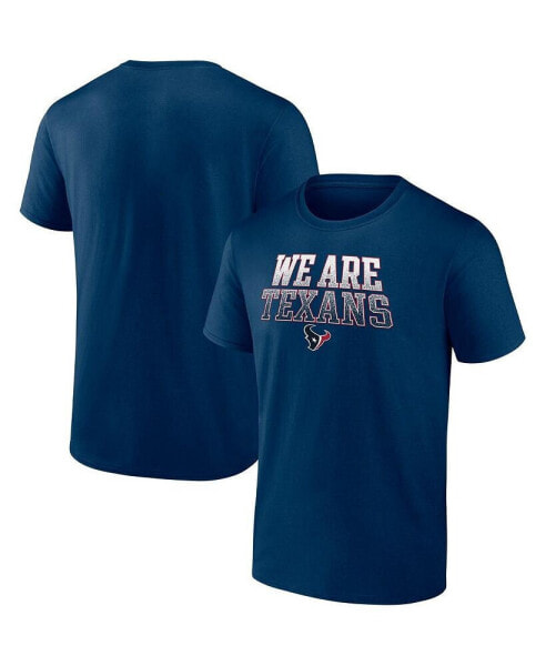 Men's Navy Houston Texans We Are Texans Heavy Hitter T-shirt