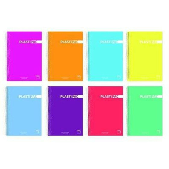 Notebook Pacsa Plastipac Multicolour Din A4 5 Pieces 80 Sheets