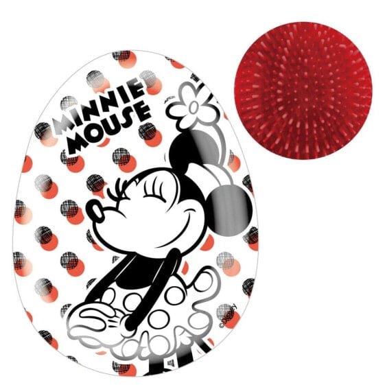 Щетка для распутывания волос Disney Minnie Mouse Белая 7 x 9 x 4 см