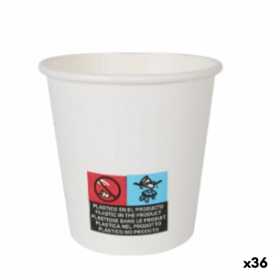 Набор стаканов Algon Картон Одноразовые Белый 36 штук 120 ml (30 Предметы)