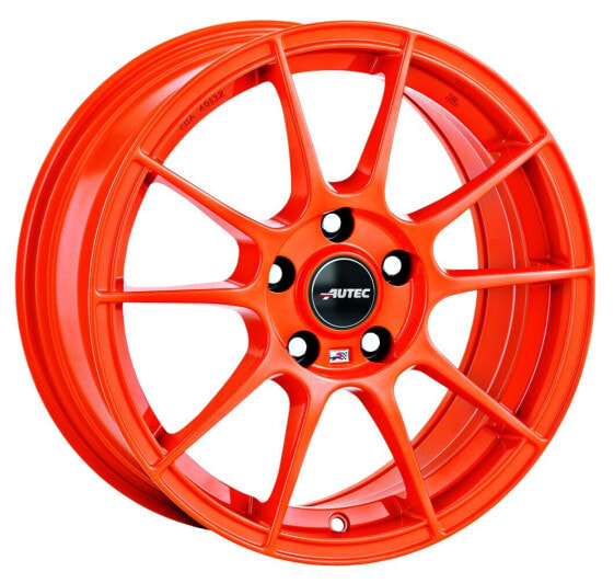 Колесный диск литой Autec Typ W - Wizard racing orange 7.5x17 ET45 - LK5/120 ML72.6