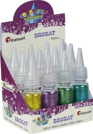 Titanum Brokat w buteleczce 6 kolorów (12szt)