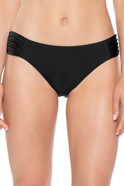 Becca 259952 Women's Shirred-Side Hipster Bikini Bottoms Swimwear Size Small