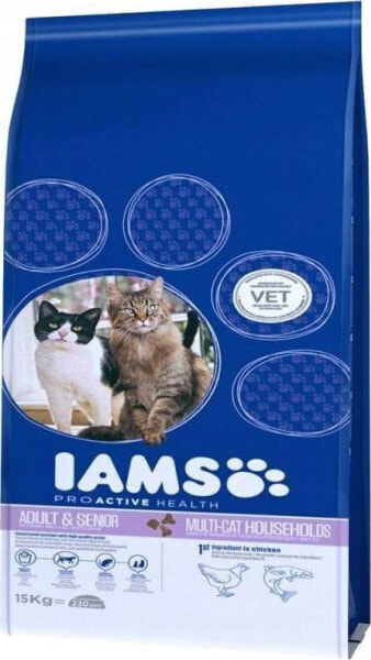 IAMS IAMS Adult Multicat - sucha karma dla kota - 15kg