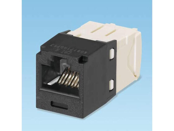 Panduit CJ688TGBL Category 6, RJ45, 8-position, 8-wire universal module.