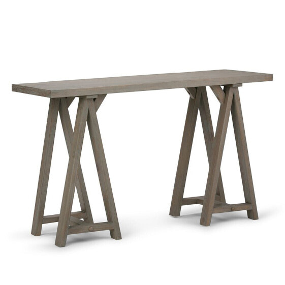 Журнальный столик Simpli Home Ramsee серый