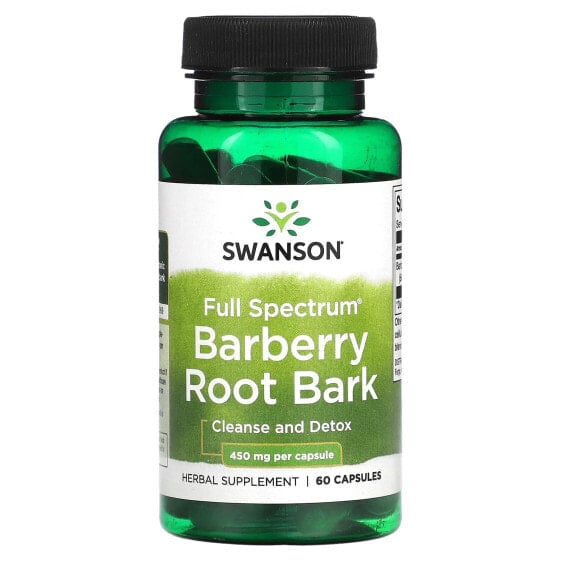 Full Spectrum Barberry Root Bark, 450 mg, 60 Capsules