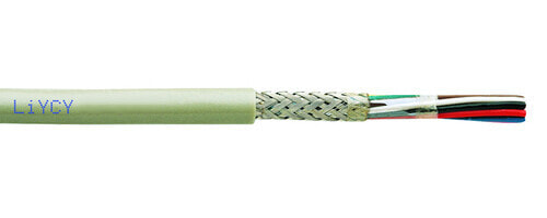 Faber LiYCY 04X1.5 GY - Grey - Copper - PVC - 1200 V - 0.65 mH/km - 5 - 70 °C