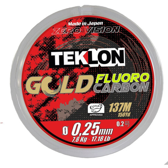 Флюорокарбоновая леска для рыбалки TEKLON Gold 137 метров