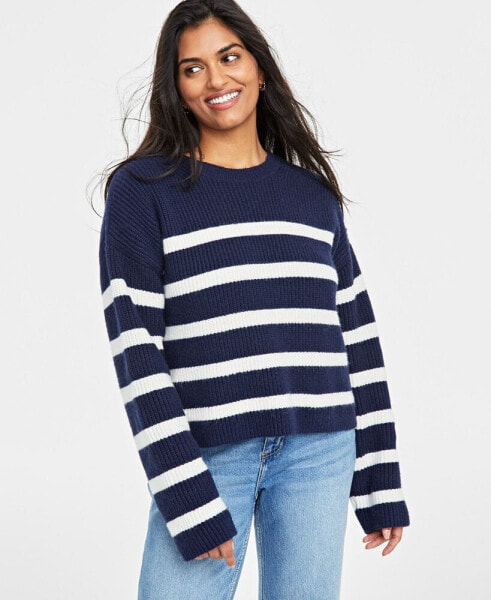 Women's Chunky-Knit Crewneck Sweater, Created for Macy's