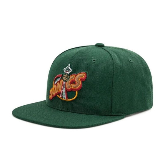 Mitchell & Ness NBA Team Ground 2.0 Snapback HWC Seattle Supersonic Cap HHSS3258-SSUYYPPPGREN