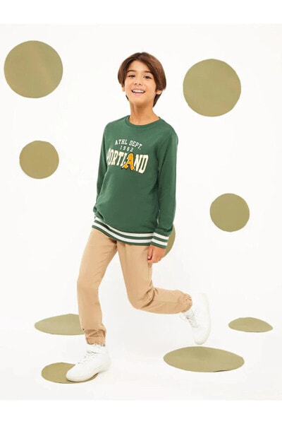 Детская одежда и обувь LC WAIKIKI Свитшот для мальчика с длинным рукавом