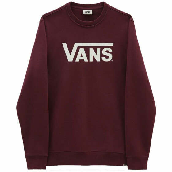 Толстовка без капюшона мужская Vans Classic Crew-B Темно-красный Коричневый