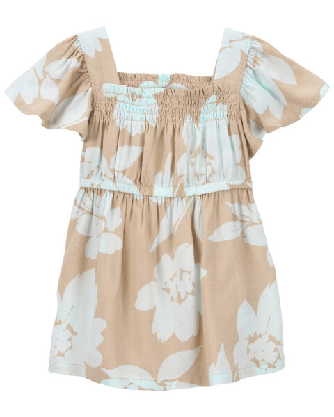 Платье Carter's с цветочным принтом для малышей Baby Floral LENZING™ ECOVERO™