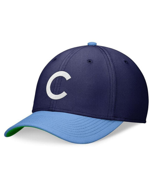 Men's Royal, Light Blue Chicago Cubs Cooperstown Collection Rewind Swooshflex Performance Hat