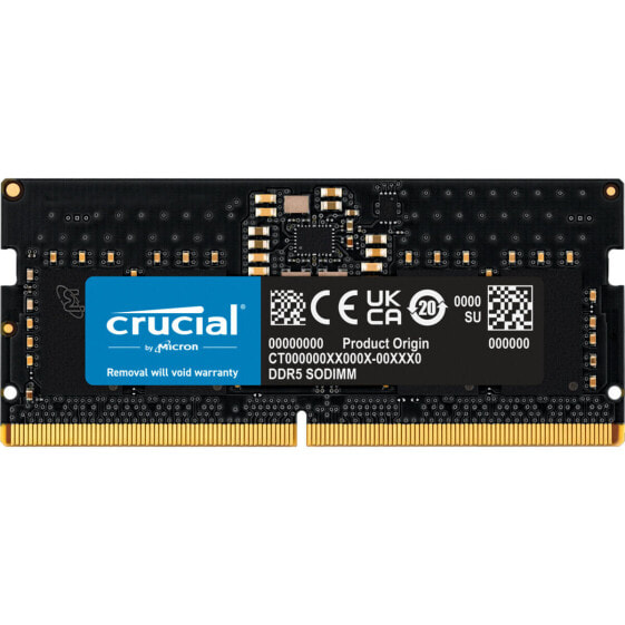 RAM Memory Crucial CT8G52C42S5 8 GB DDR5 SDRAM DDR5 5200 MHz CL42