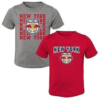 MLS New York Red Bulls Toddler 2pk Poly T-Shirt - 2T